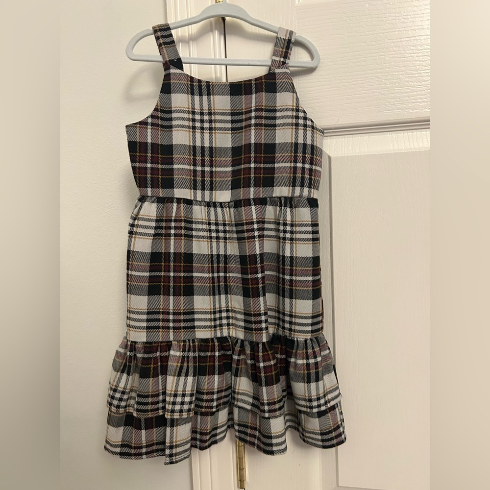 Chic Plaid Sleeveless Dress for Kids
